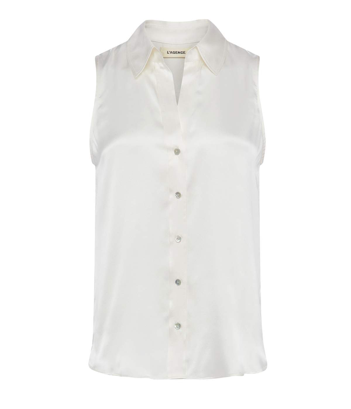 Emmy Sleeveless Blouse in Ivory