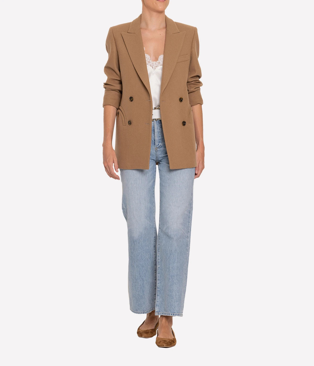 Essential Cholita Everyday Blazer in Camel