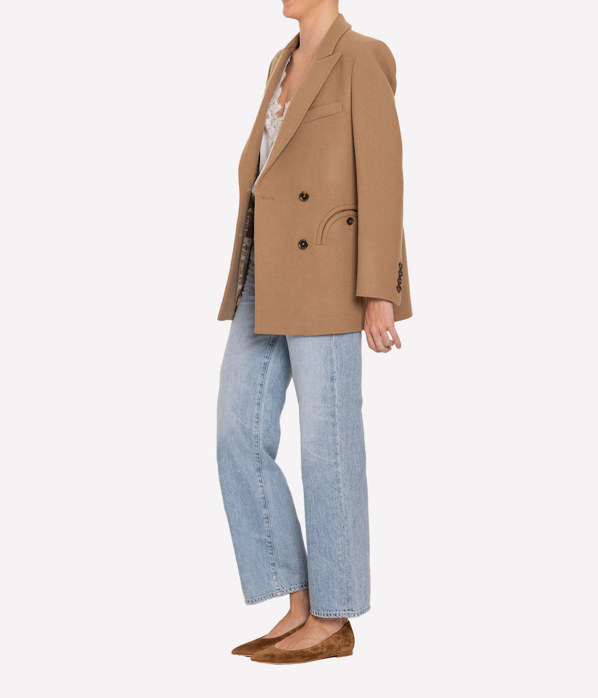 Essential Cholita Everyday Blazer in Camel