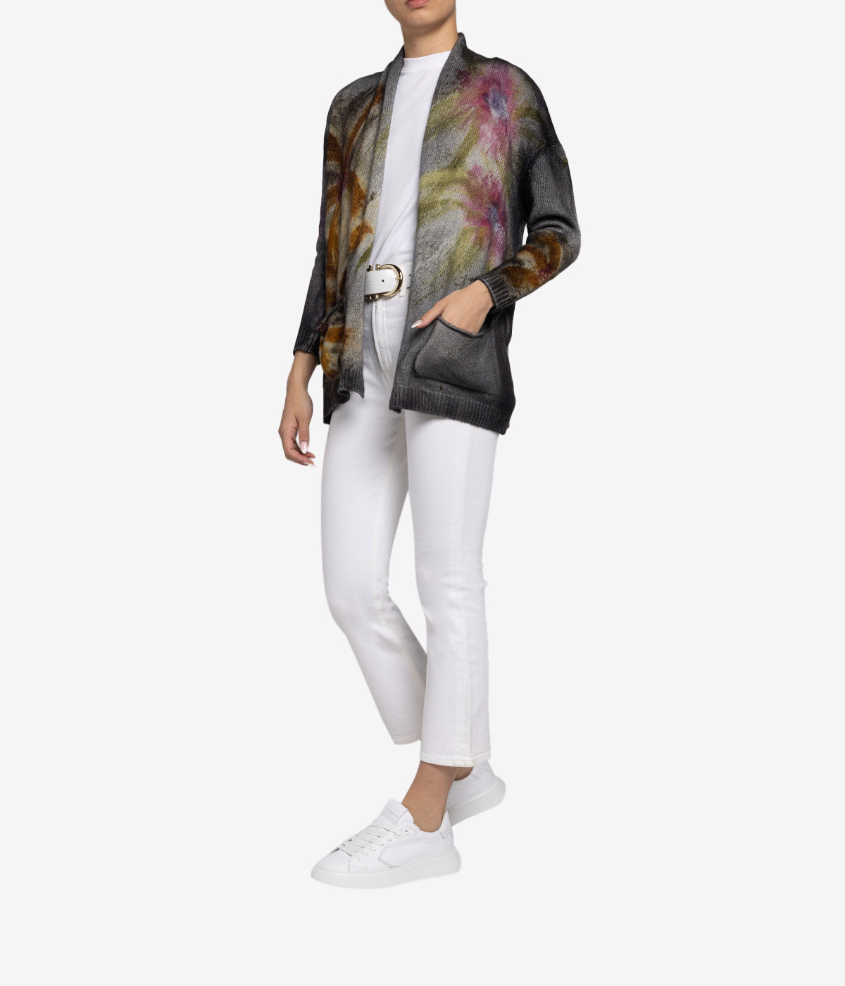 *FINAL SALE* Flower Lake Draped Shawl Cardigan in Husky