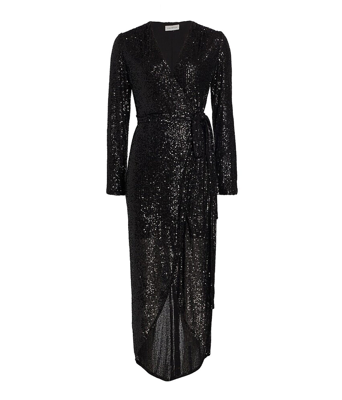 Falan Sequin Cocktail Dress in Black