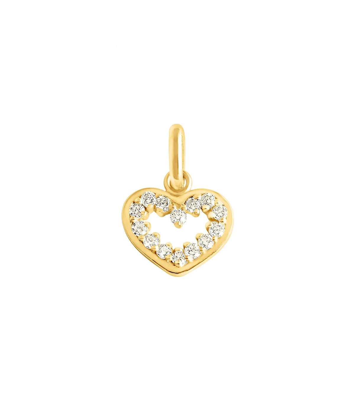 Heart Supreme Pendant in 18K Yellow Gold & Diamond