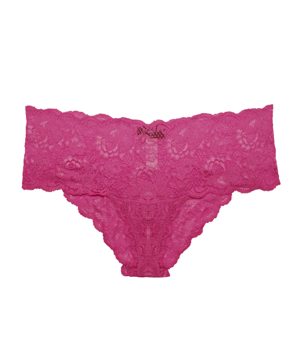 ALT text: Cosabella Never Say Never Hottie Boyshort in Italian floral lace with wide lace sides and cheeky fit