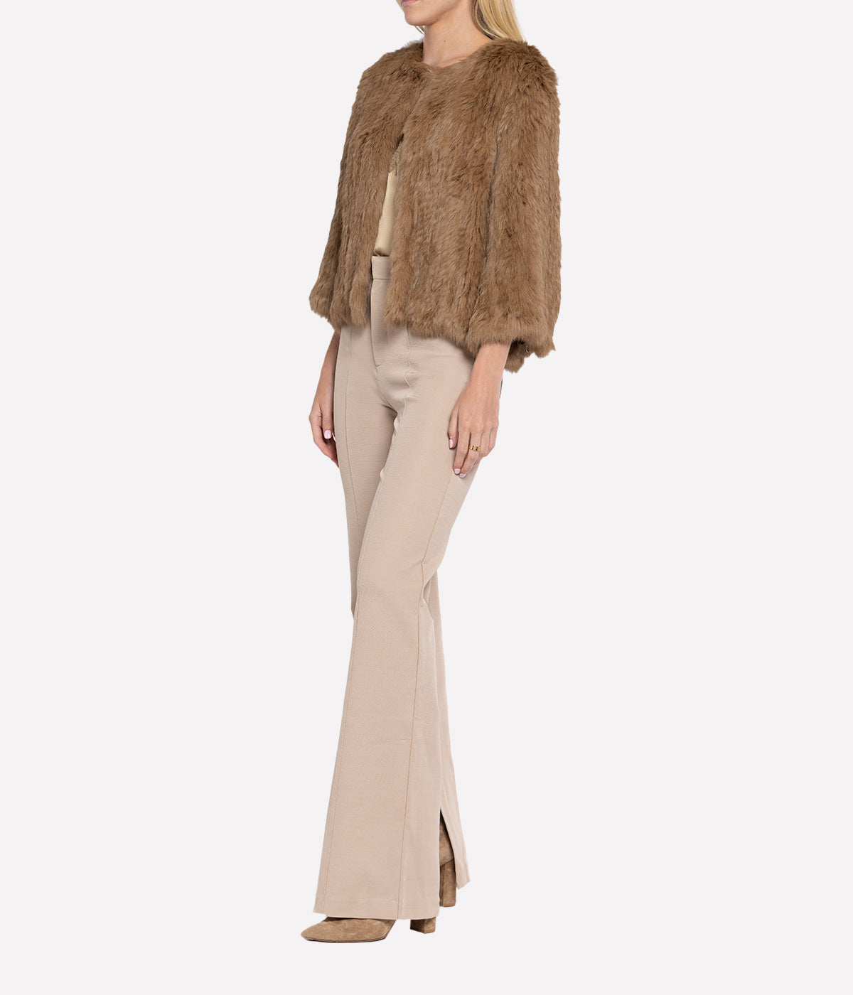 Knitted Hare Jacket in Madeline