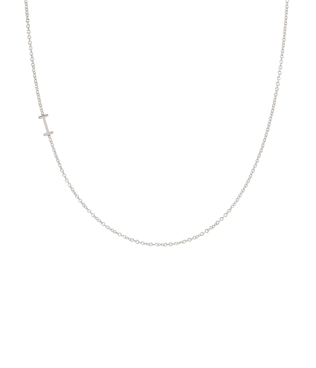 White gold 2025 initial necklace australia