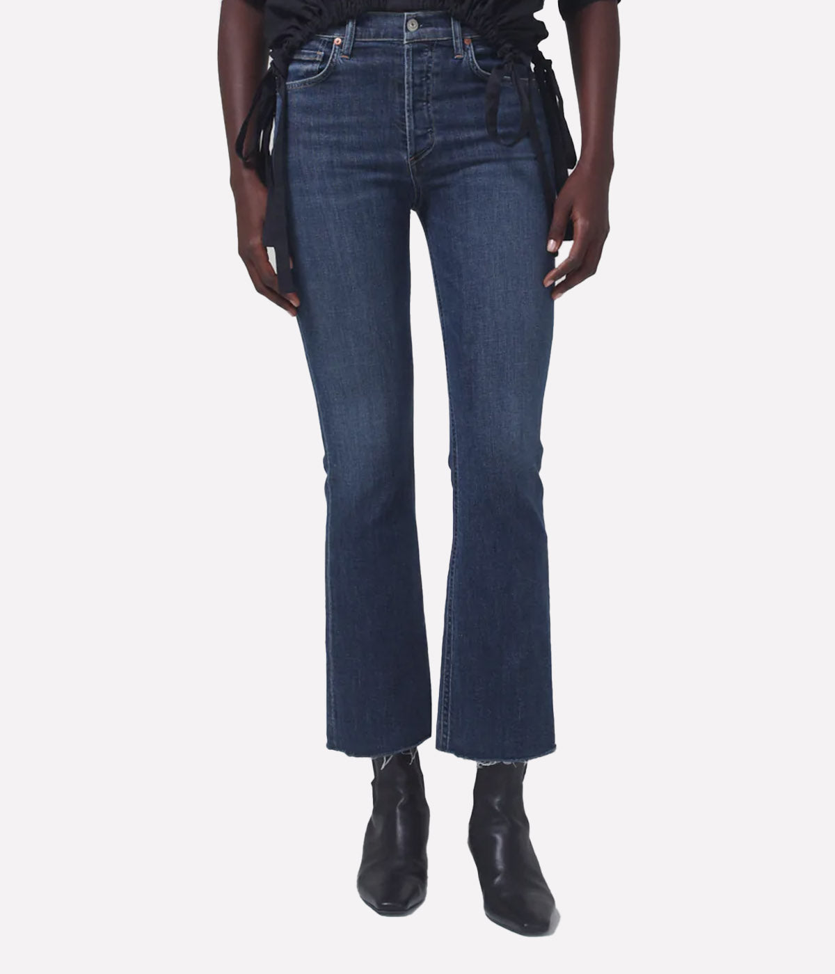 Isola Cropped Boot Jean in Undercurrent