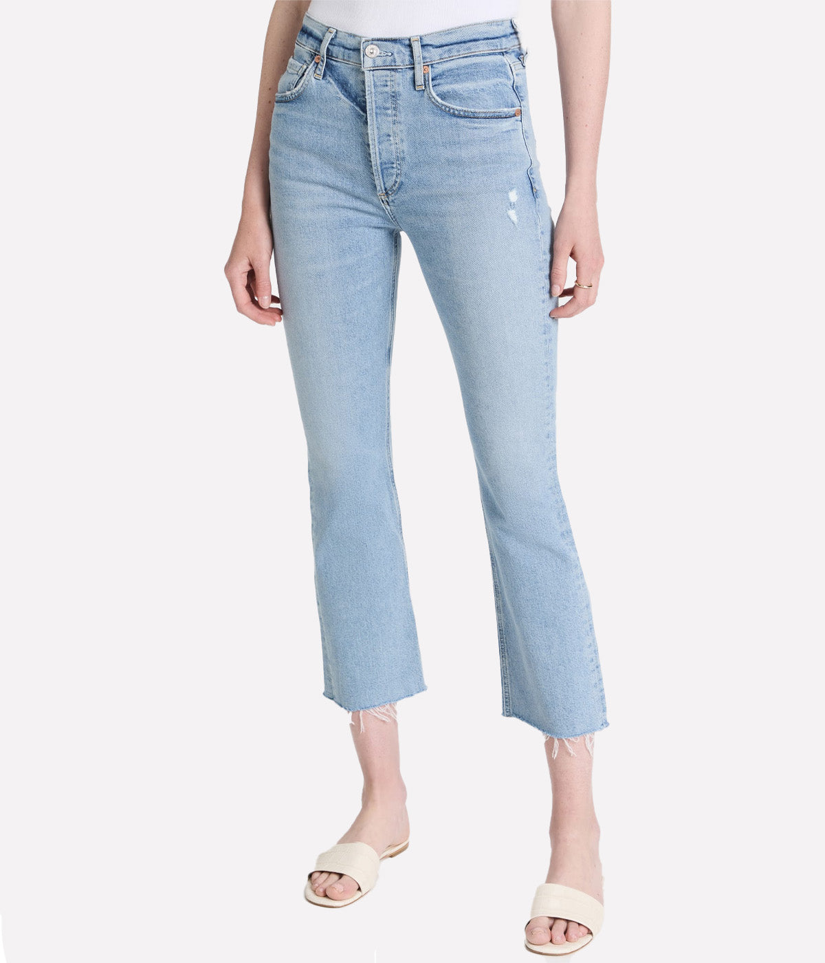 *FINAL SALE* Isola Cropped Boot Jean in Blue Moon