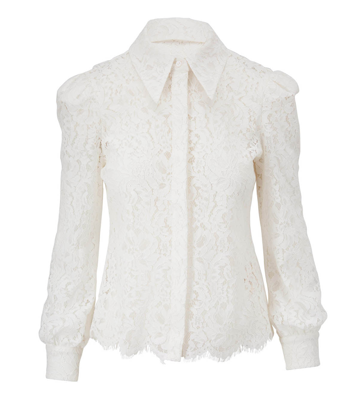 Jenica Lace Shirt in Ivory