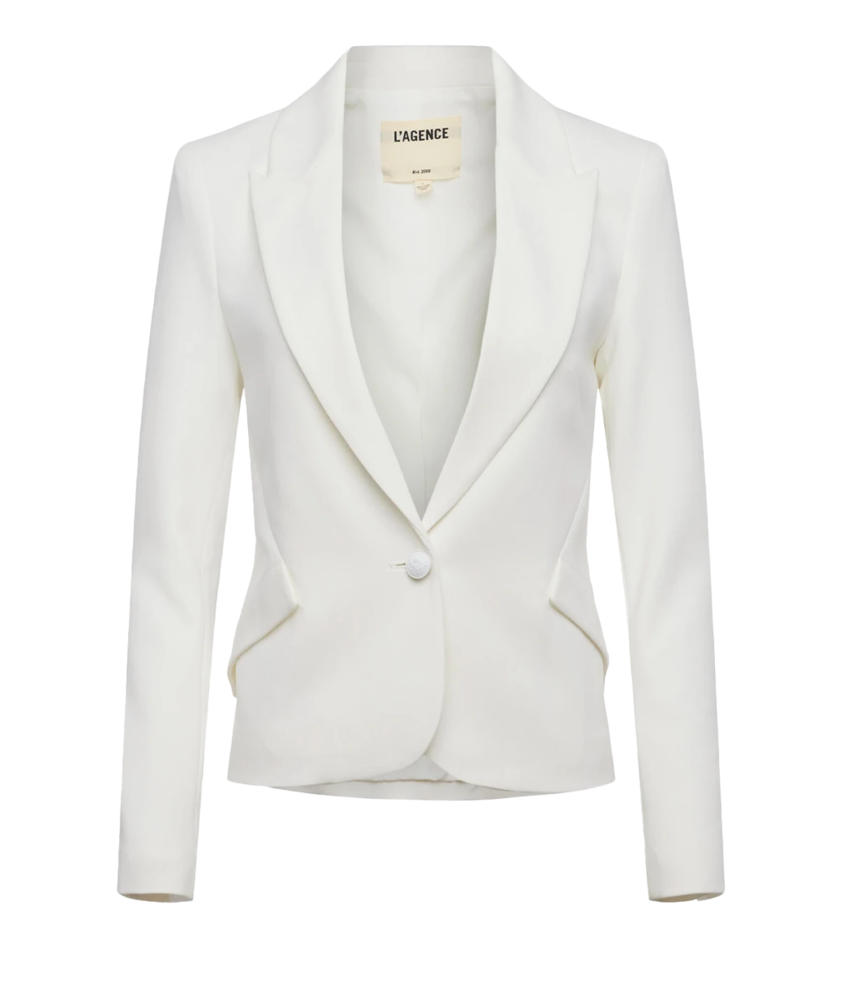 Jennah Cropped Blazer in Ivory