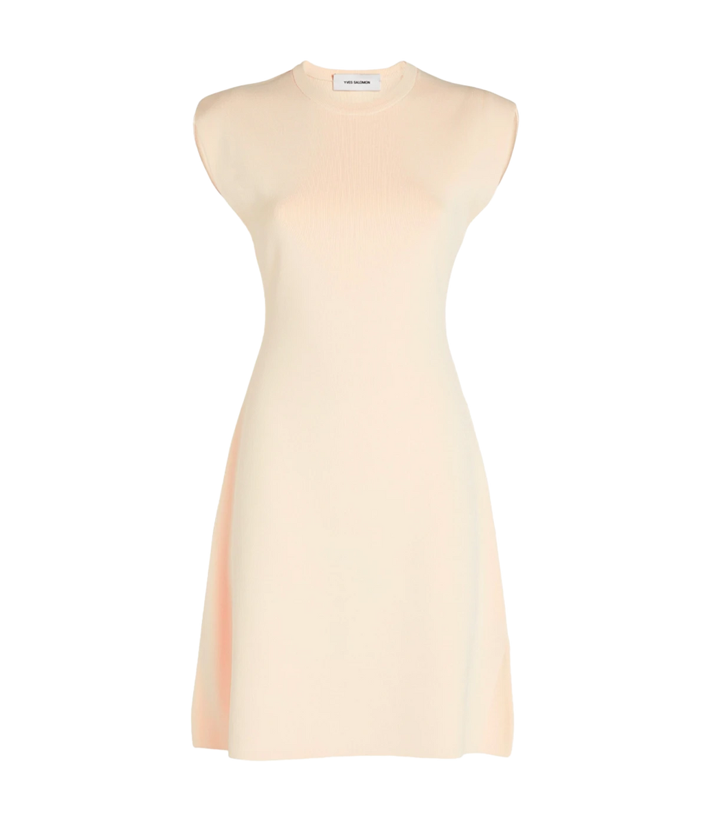 Knitwear Stretch Dress in Coco Milk Calexico