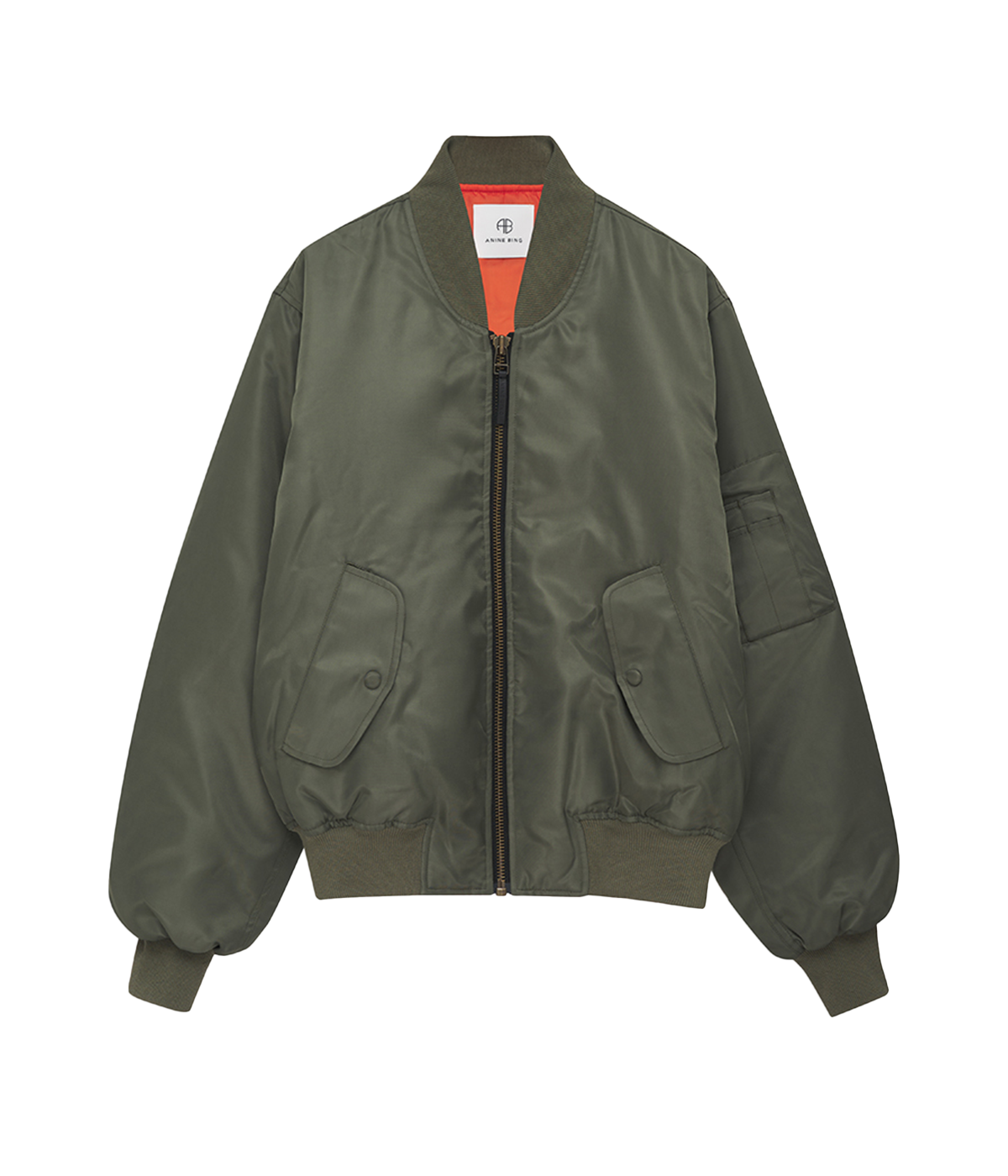 Leon Bomber in Army Green