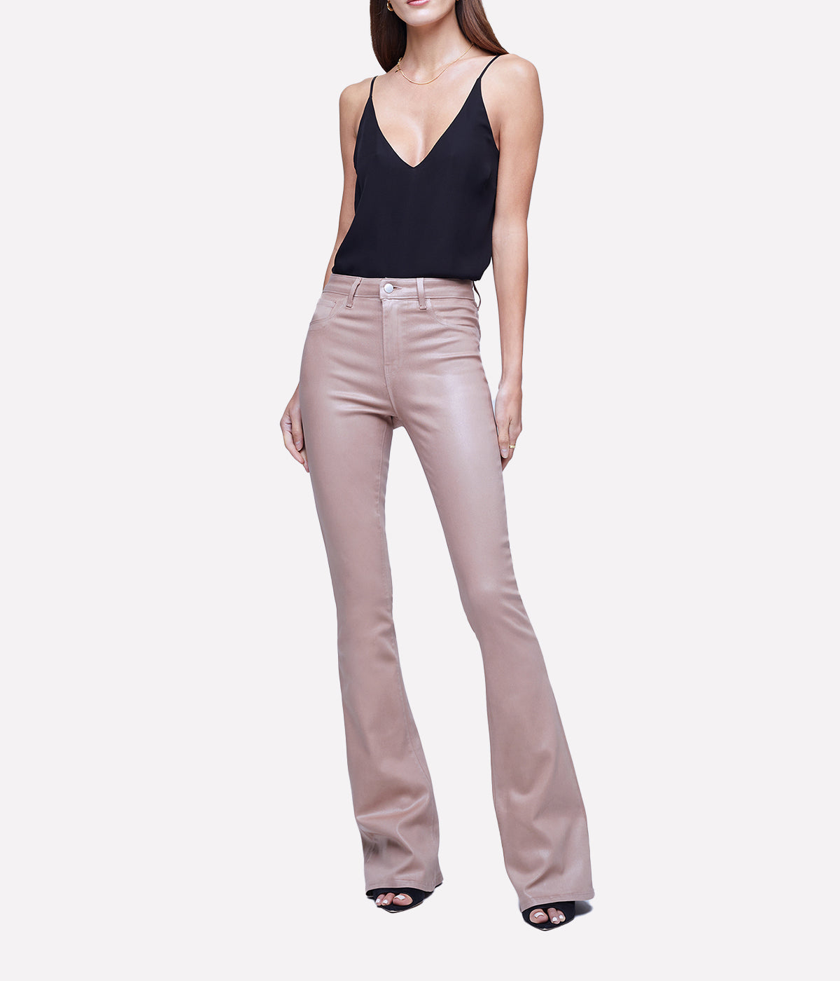 *FINAL SALE* MARTY H/R FLARE in TOFFEE COATED