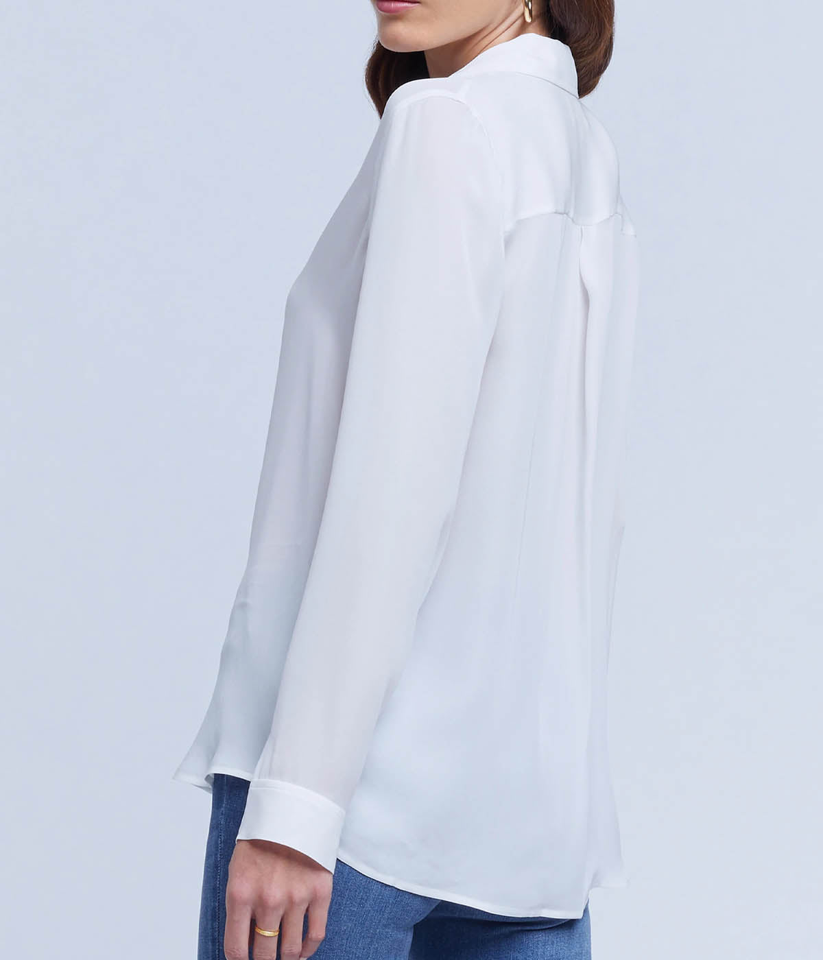 Nina Longsleeve Shirt in Ivory
