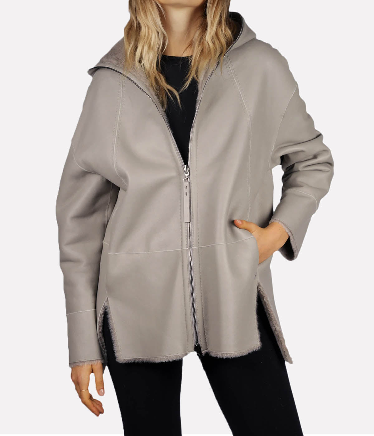 *FINAL SALE* Parka Pacaja in Cemento