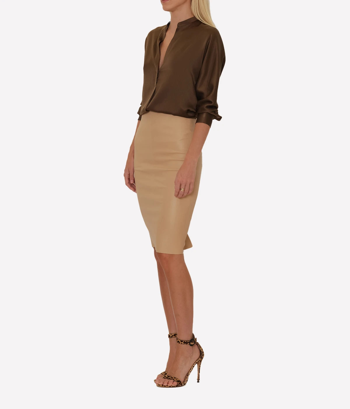 Pencil Skirt in Oatmeal