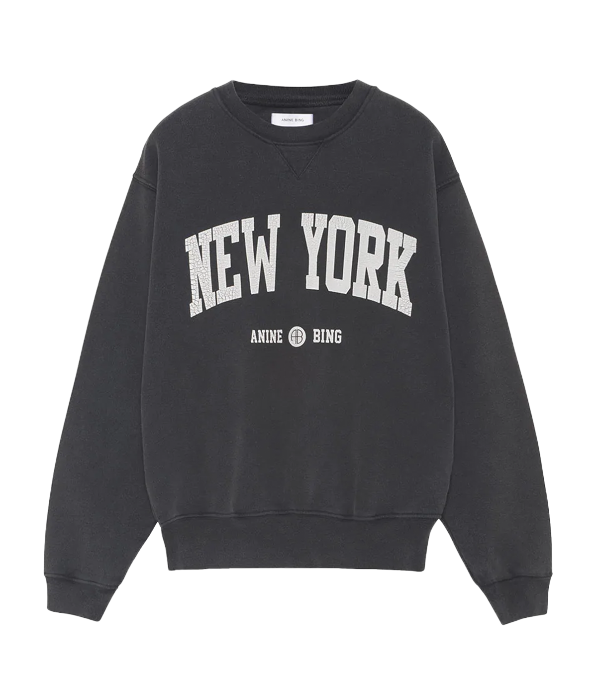 Romano Sweatshirt University New York in Washed Black