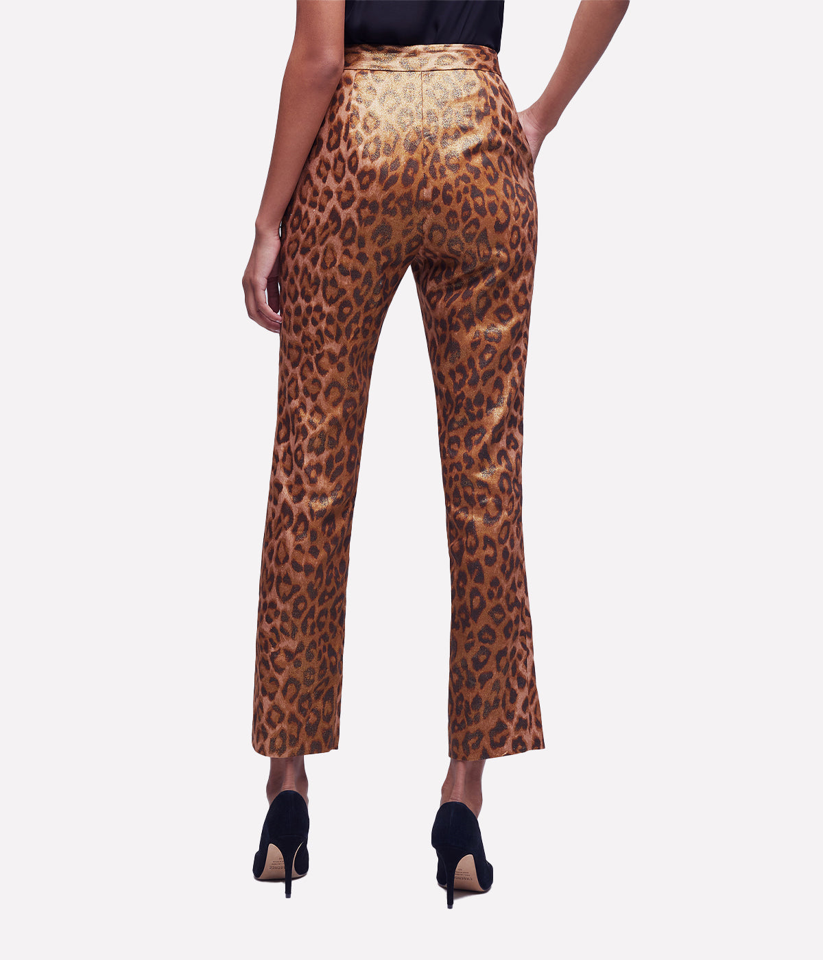 Rebel Trouser in Gold Multi & Cheetah