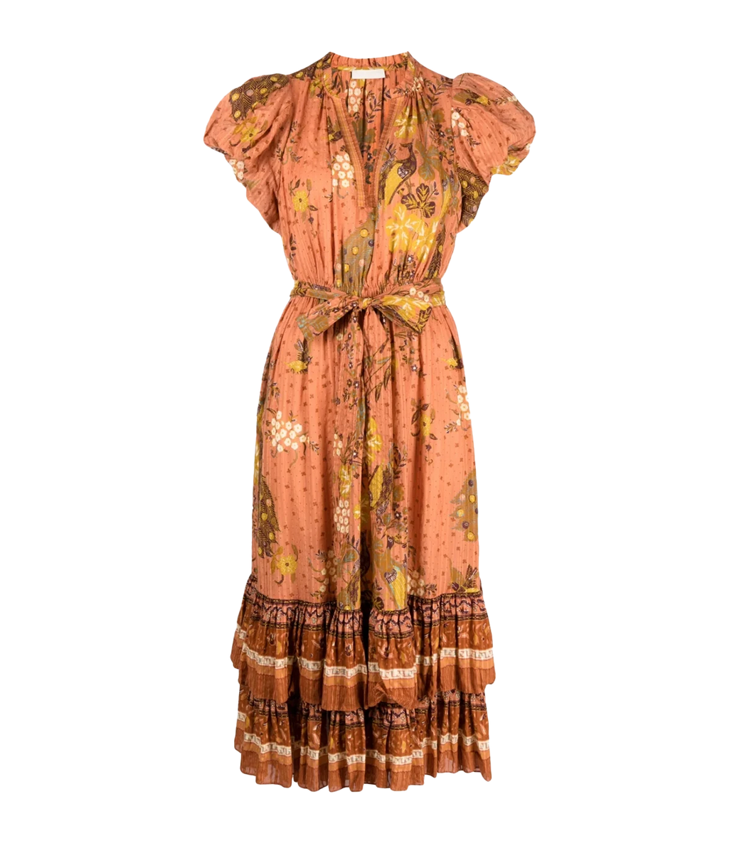 Remi Dress in Cardinal Calexico