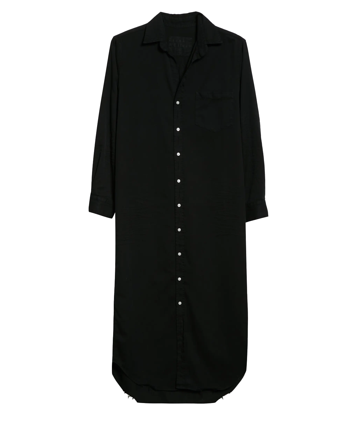 Rory Woven Denim Long Dress in Blackout Rory Woven Denim Long Dress in Blackout