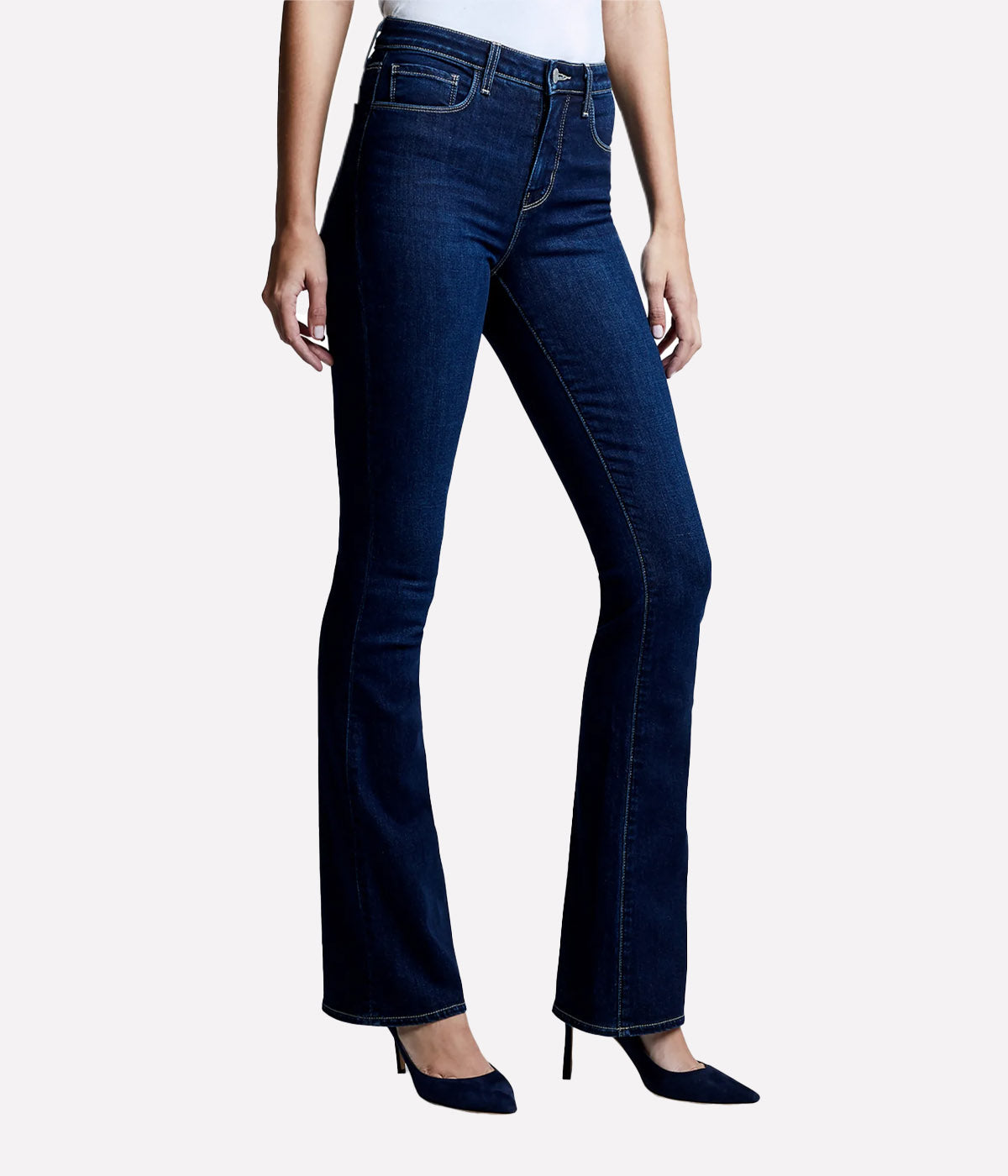 Selma High Rise Sleek Baby Bootcut in Barstow