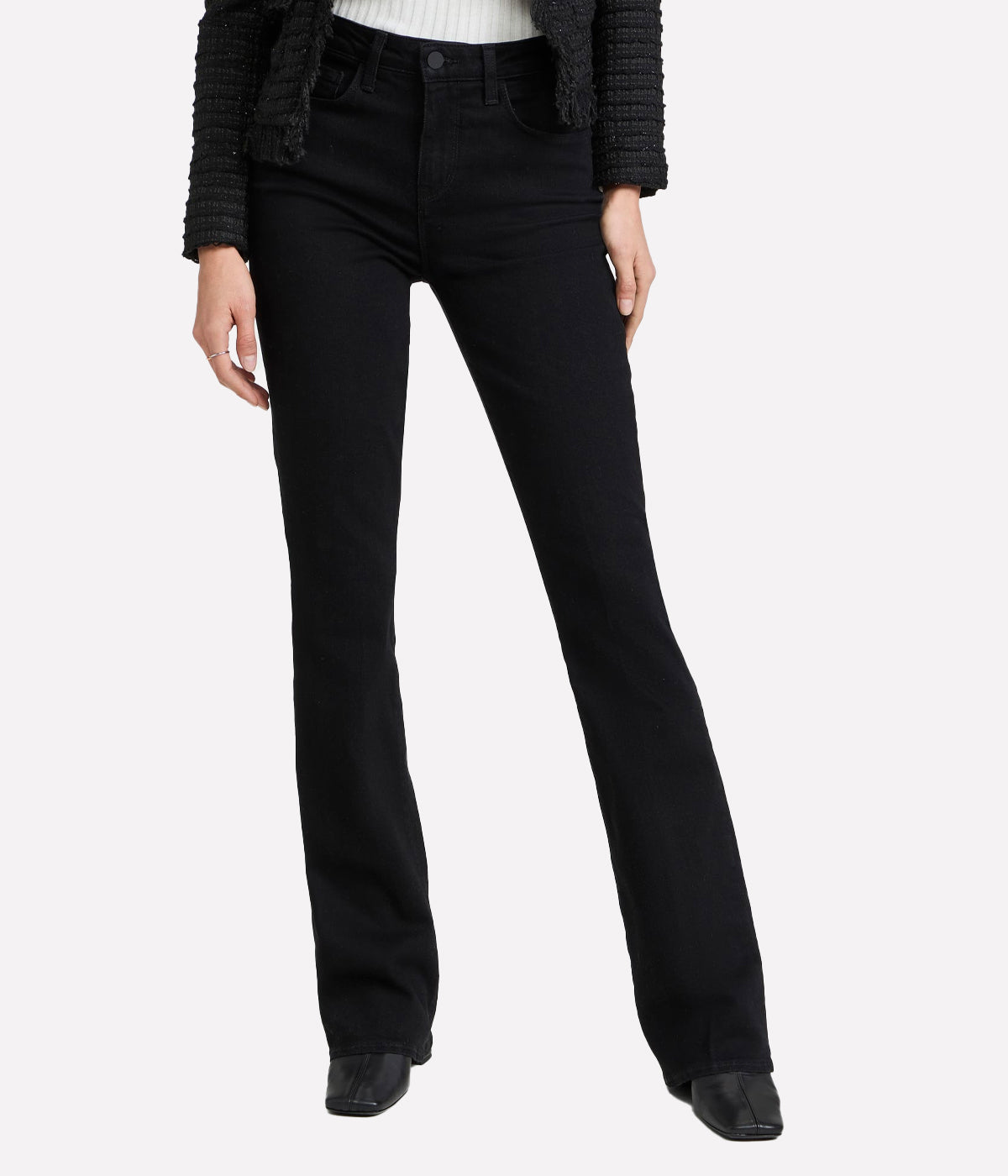 Selma High Rise Sleek Baby Boot in Jet