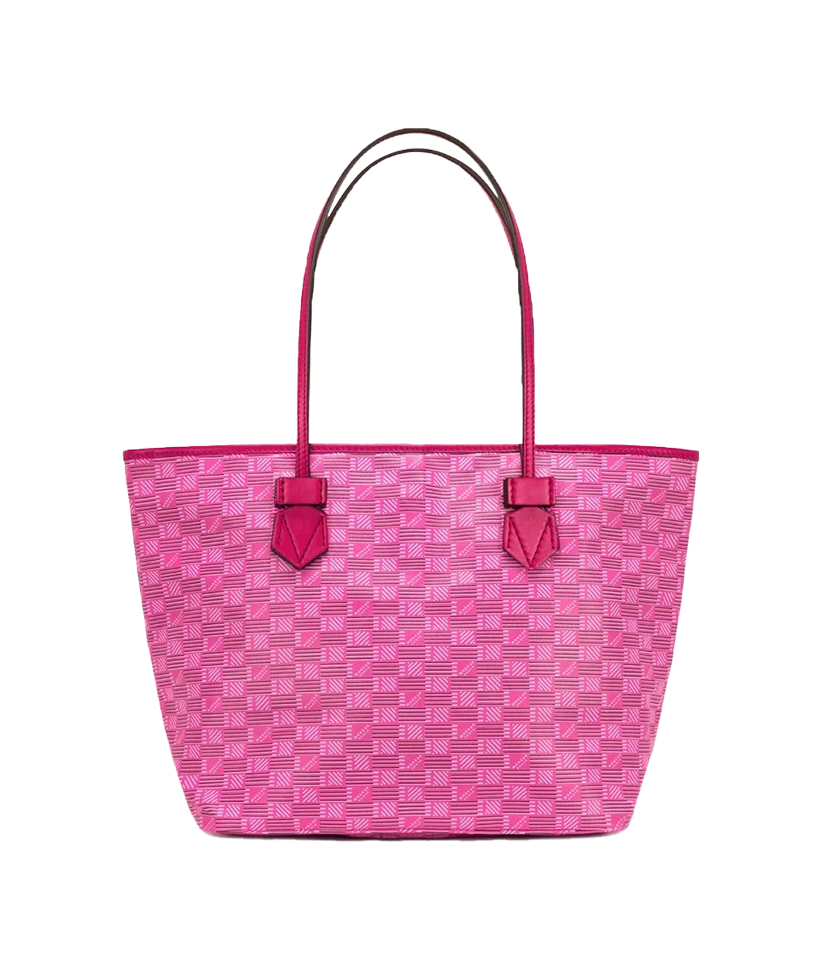 St Tropez MM Tote in Fuchsia & Milk