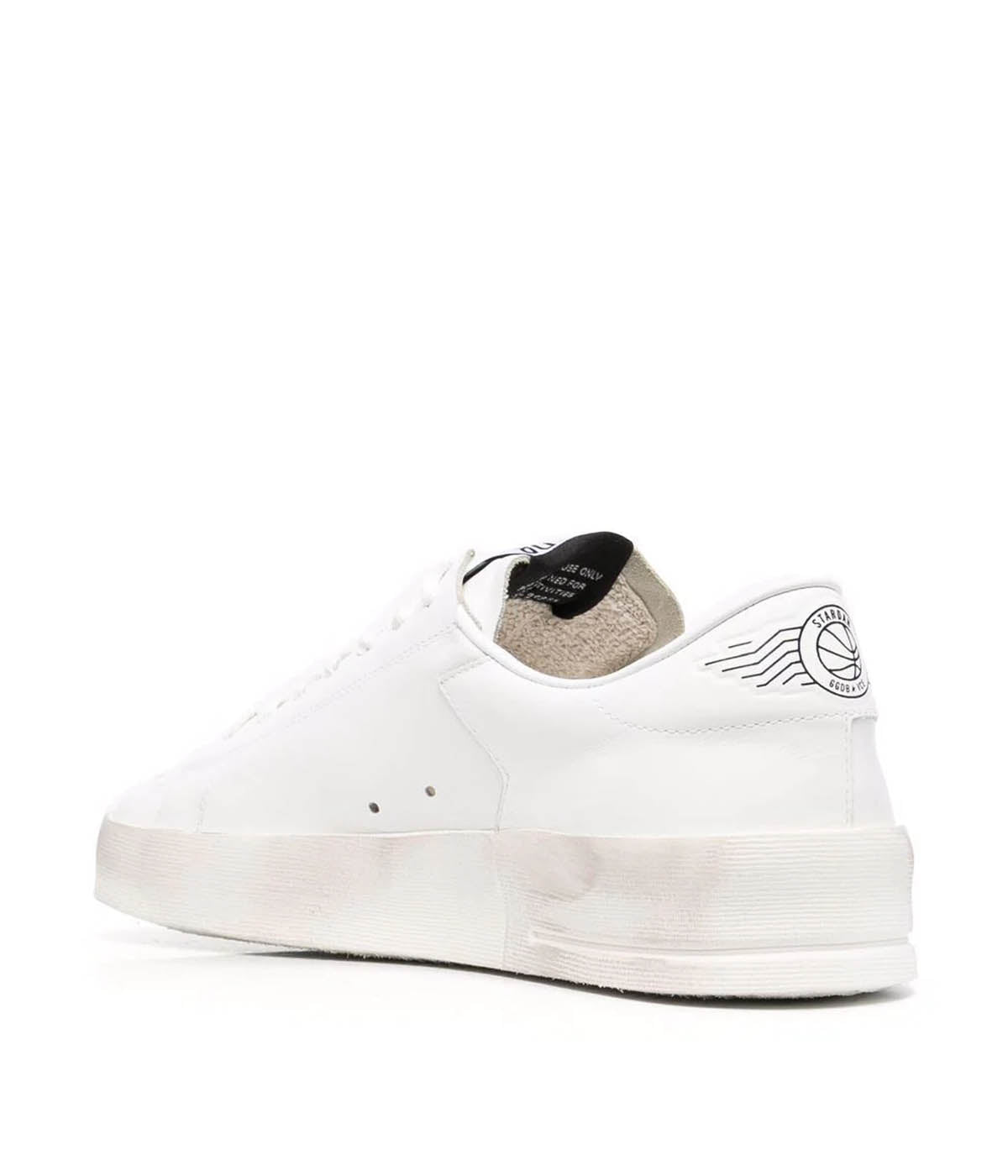 Stardan Leather Upper Sneakers in Optic