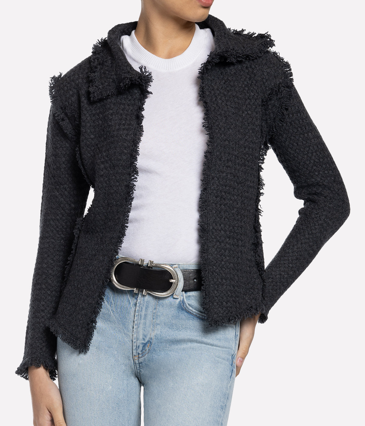 Classic Coco Jacket in Charcoal