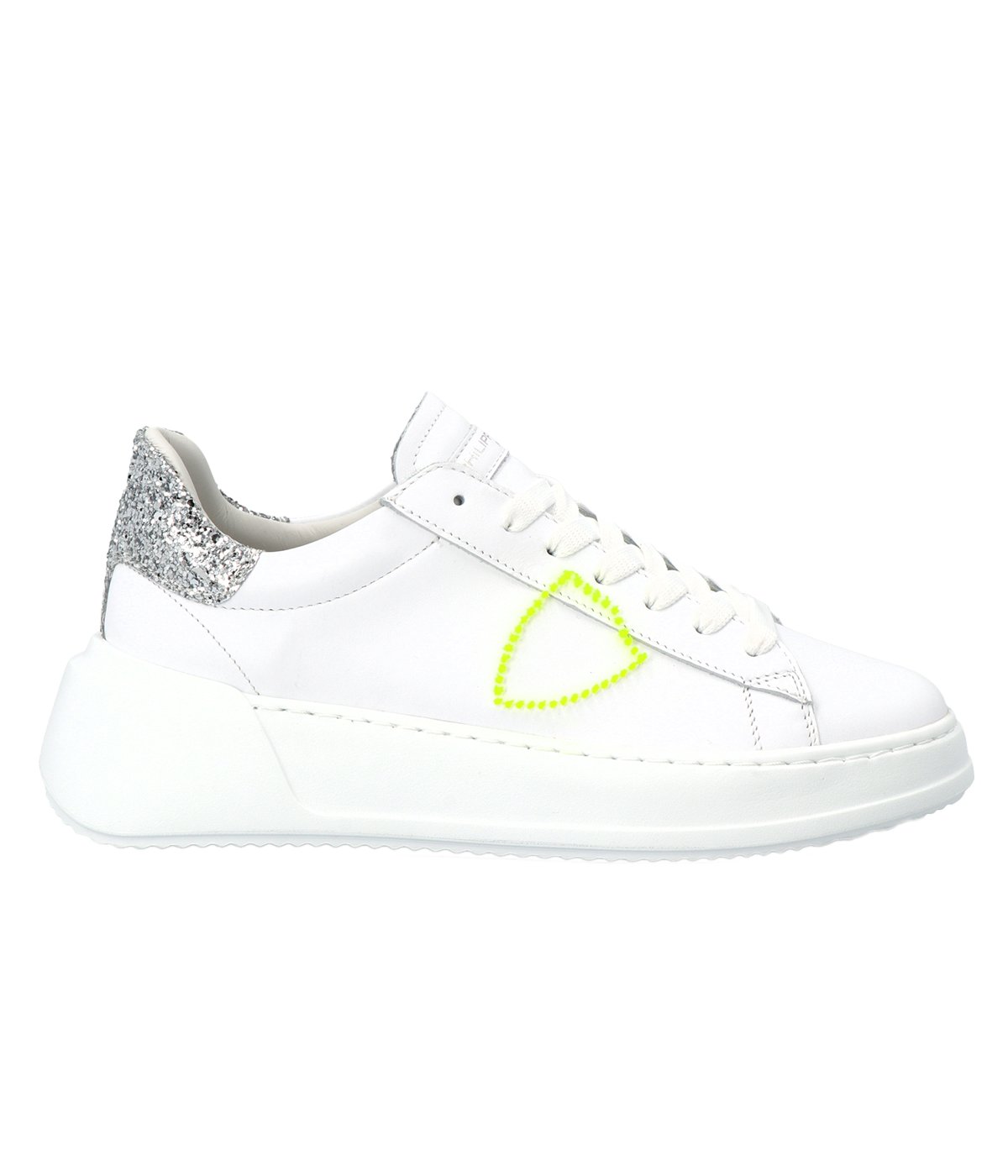 *FINAL SALE* TRES Temple Low Woman in Veau Broderie Blanc Argent