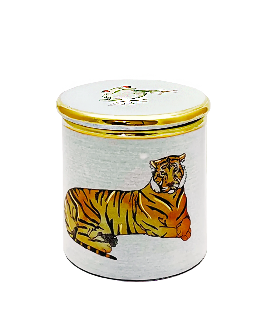 Tiger Ceramic Candle
