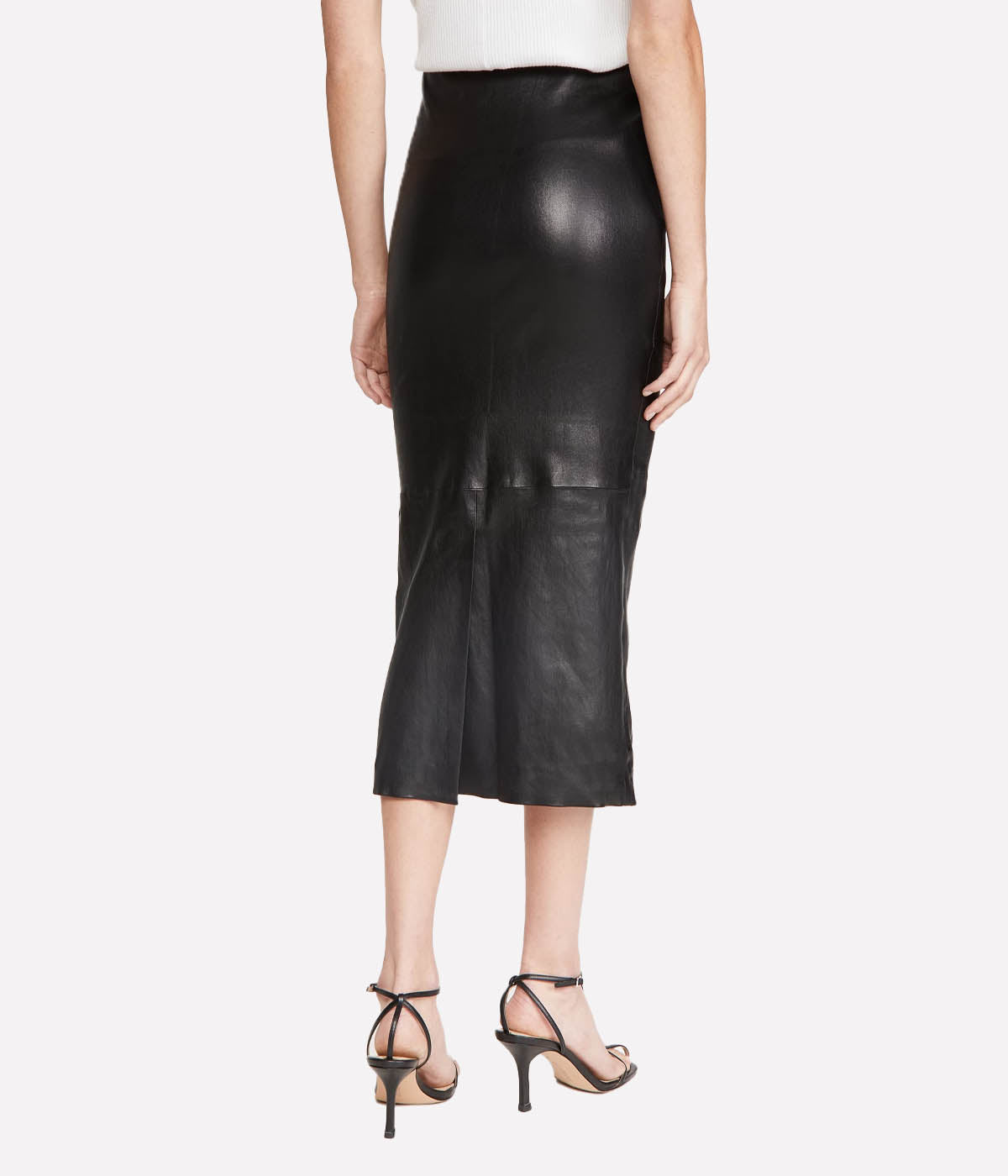 *FINAL SALE* Leather Tube Skirt in Black