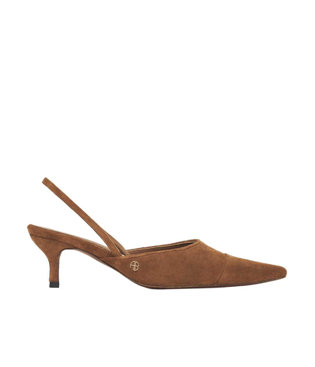 Willa Slingback Heels in Brown