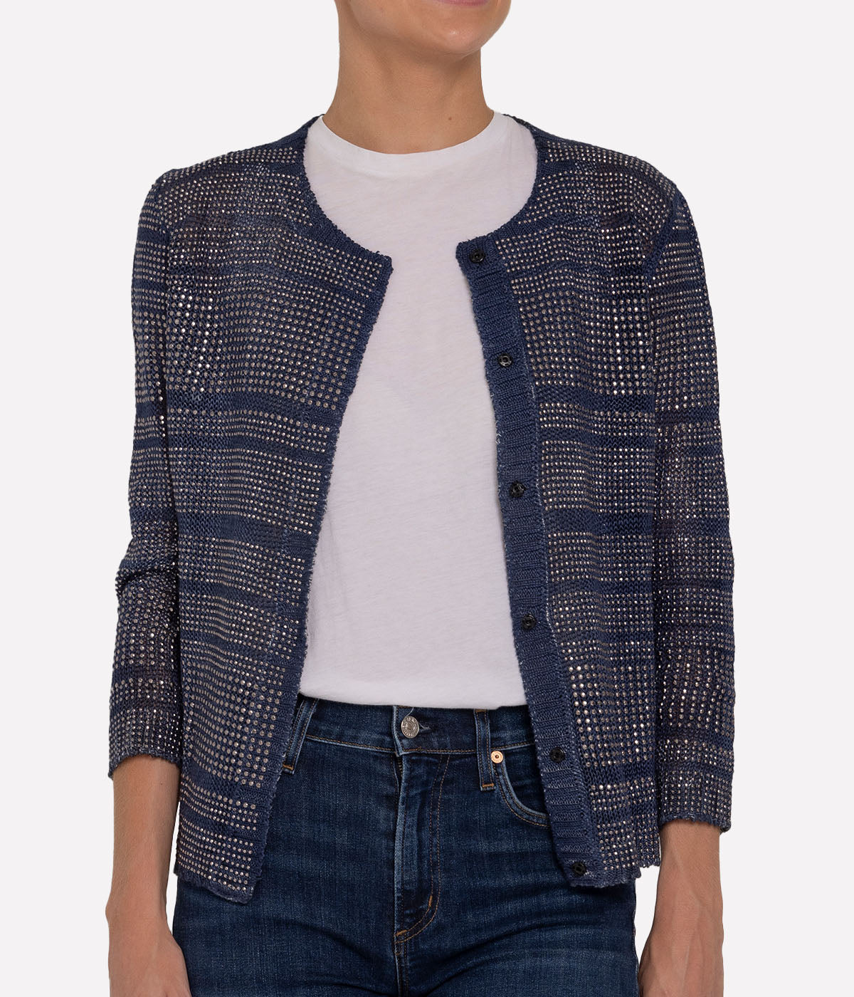 *FINAL SALE* Woman Knitted Vest in Midnight