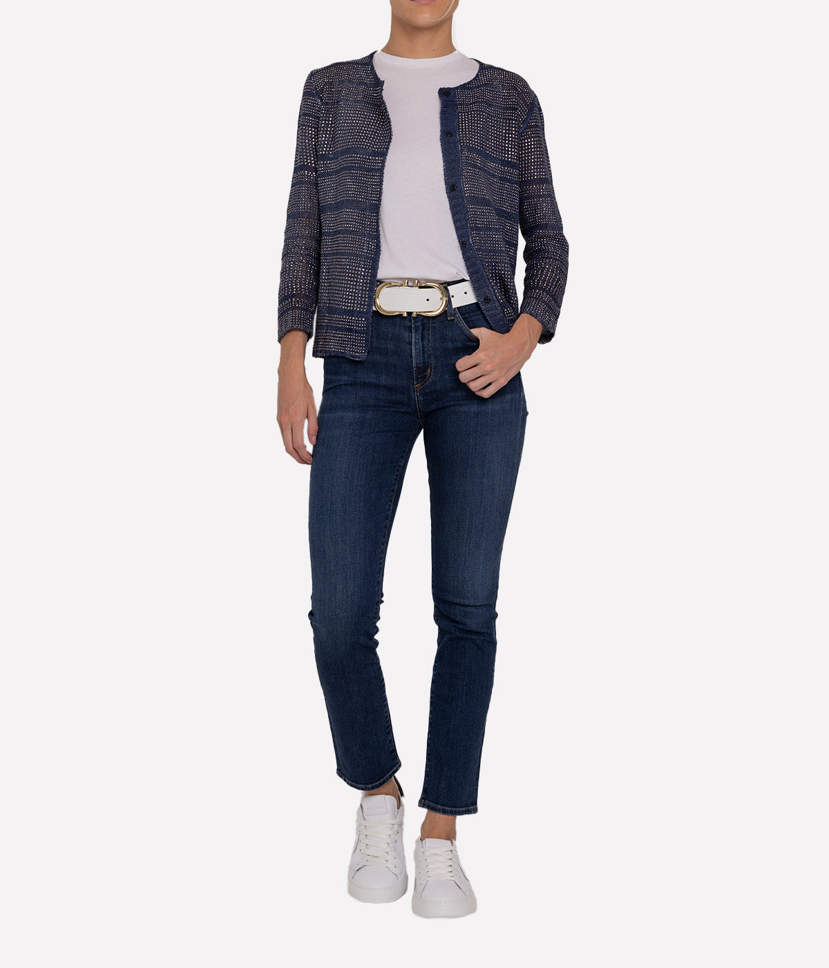 *FINAL SALE* Woman Knitted Vest in Midnight