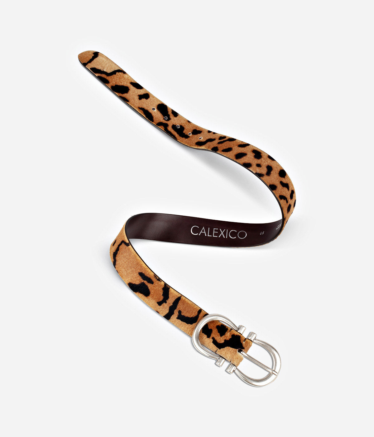 *FINAL SALE* Silver Nicky Belt in Leopard