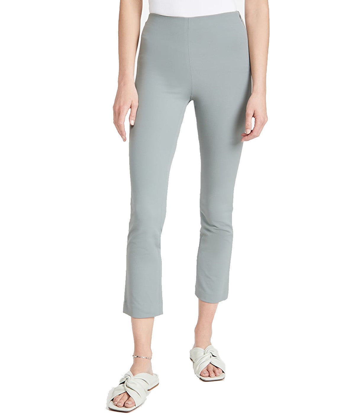 *FINAL SALE* Crop Flare in Sea Stone