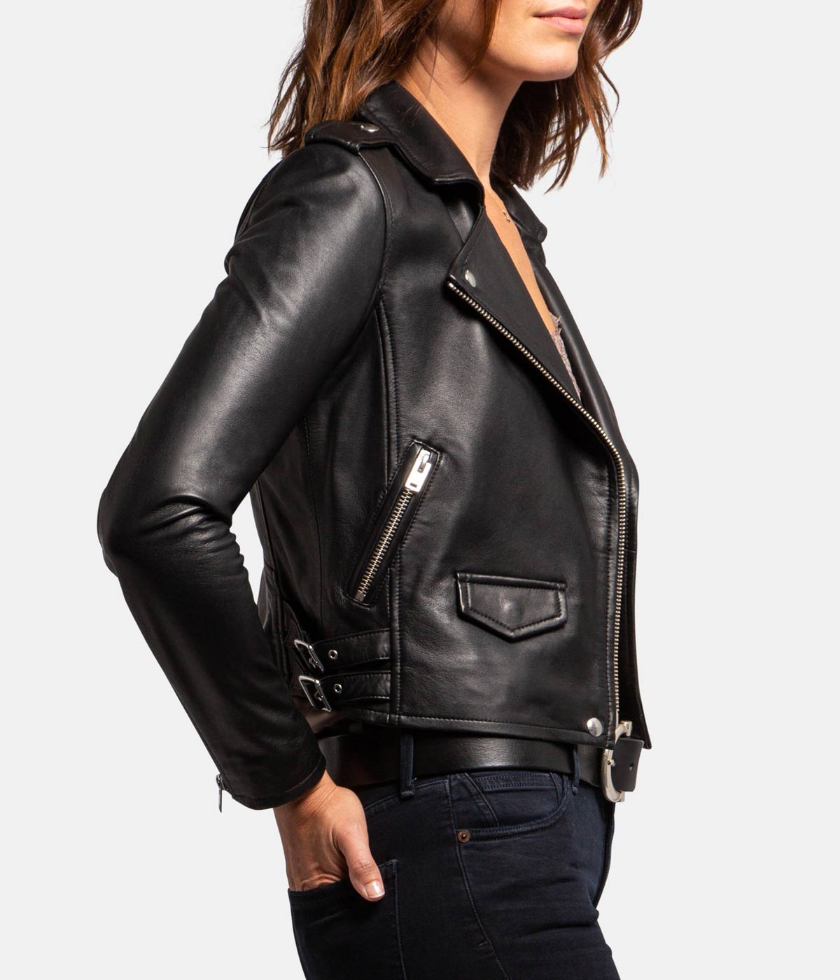 *FINAL SALE* Ashville Biker Jacker in Pink Sand