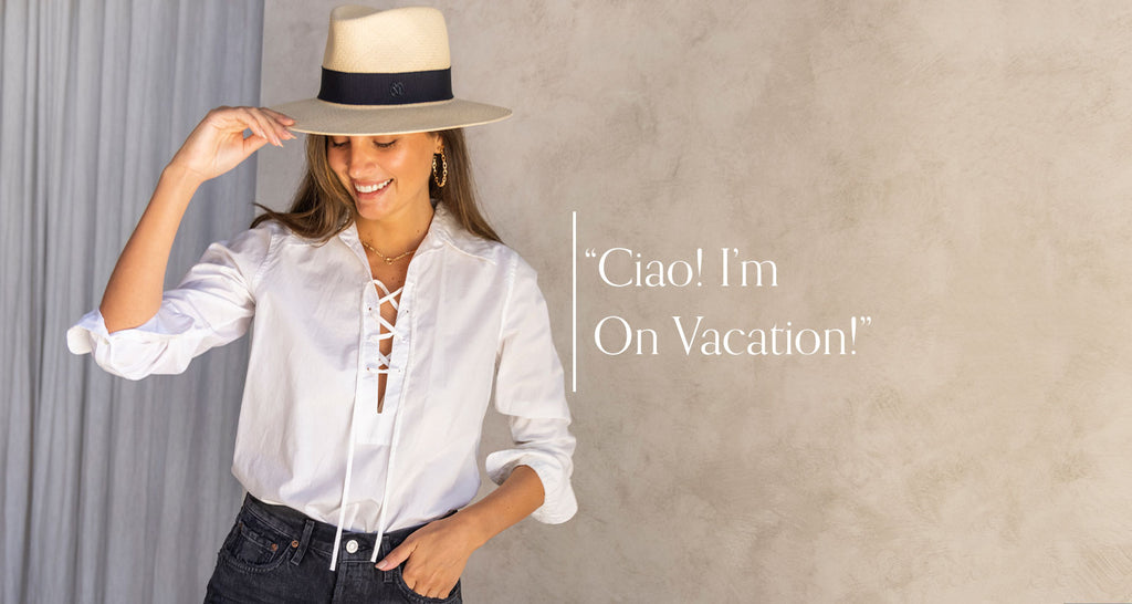 Meet The Hats That Say Ciao! I’m On Vacation