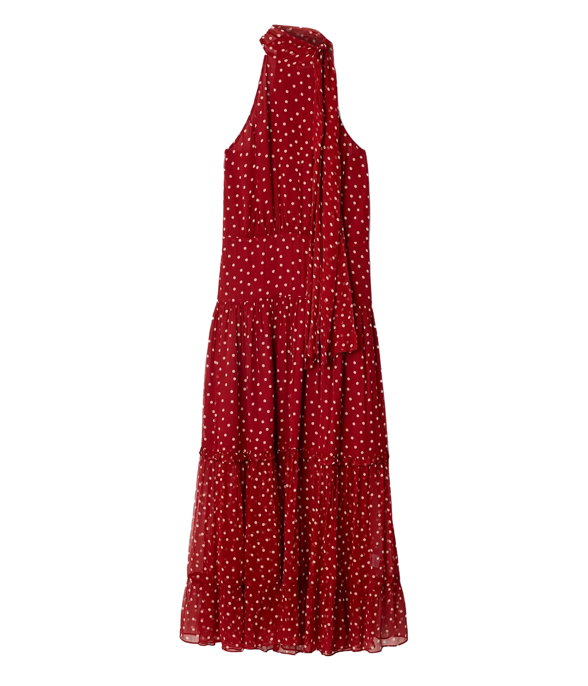 Abi Dress in Dot Red