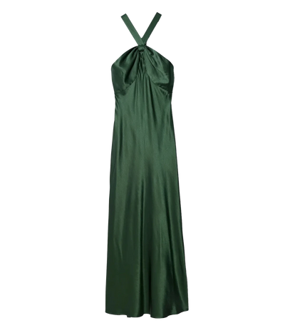 Losanna Dress in Forest Green