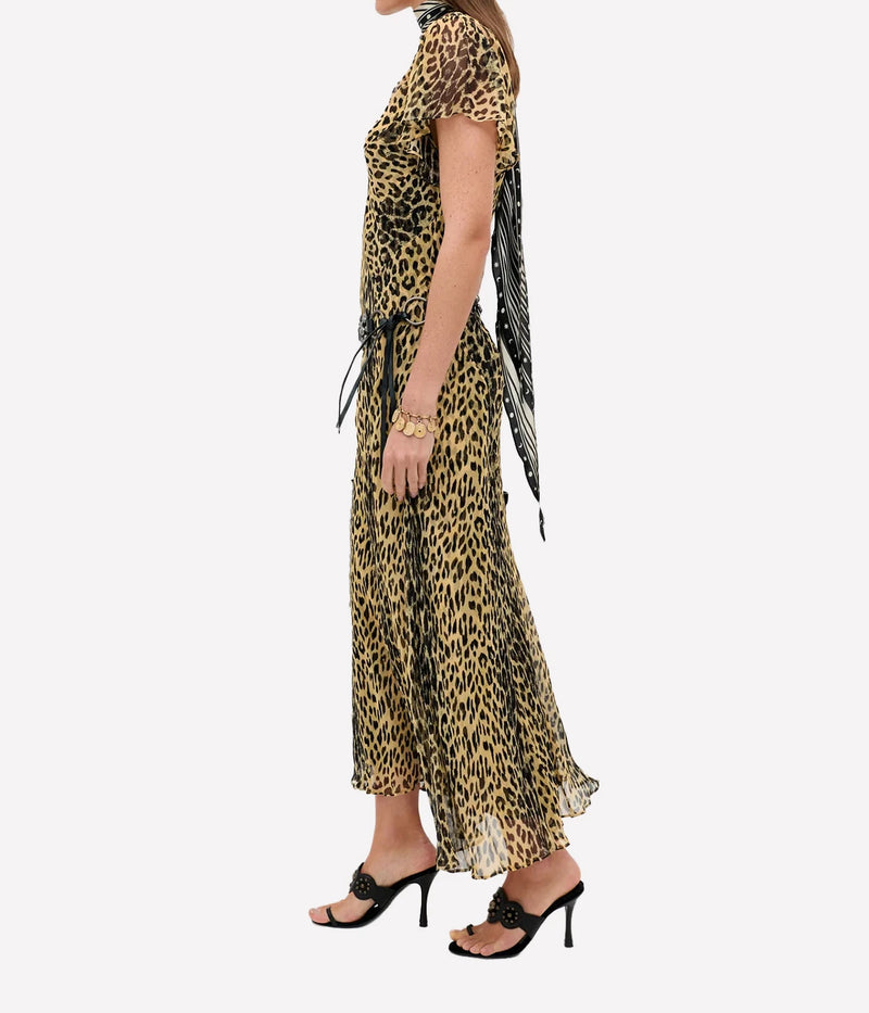 Bexley Dress In Nina Leopard Brown