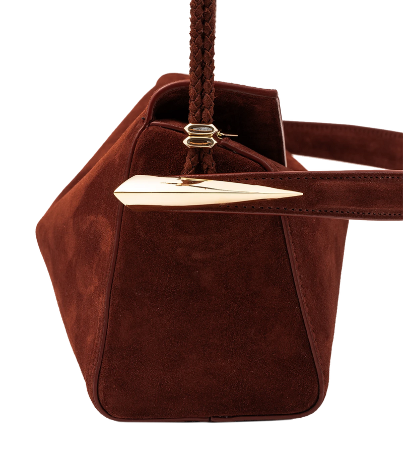 Elif Satin Calf Bag in SANGRIA