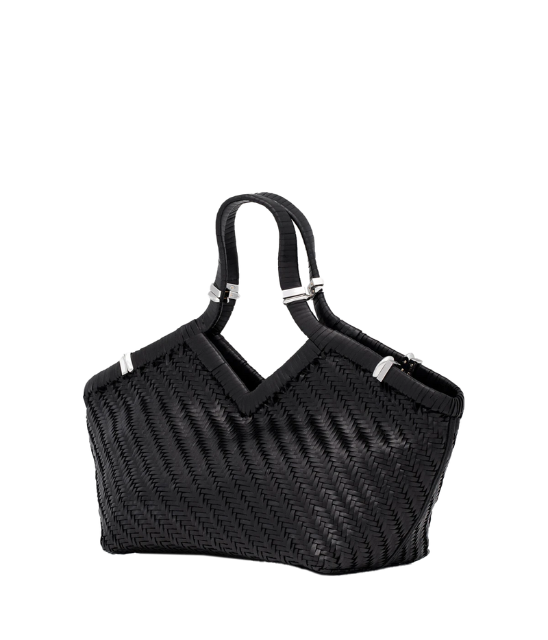 Usha Buffalo leather Bag in Nightly