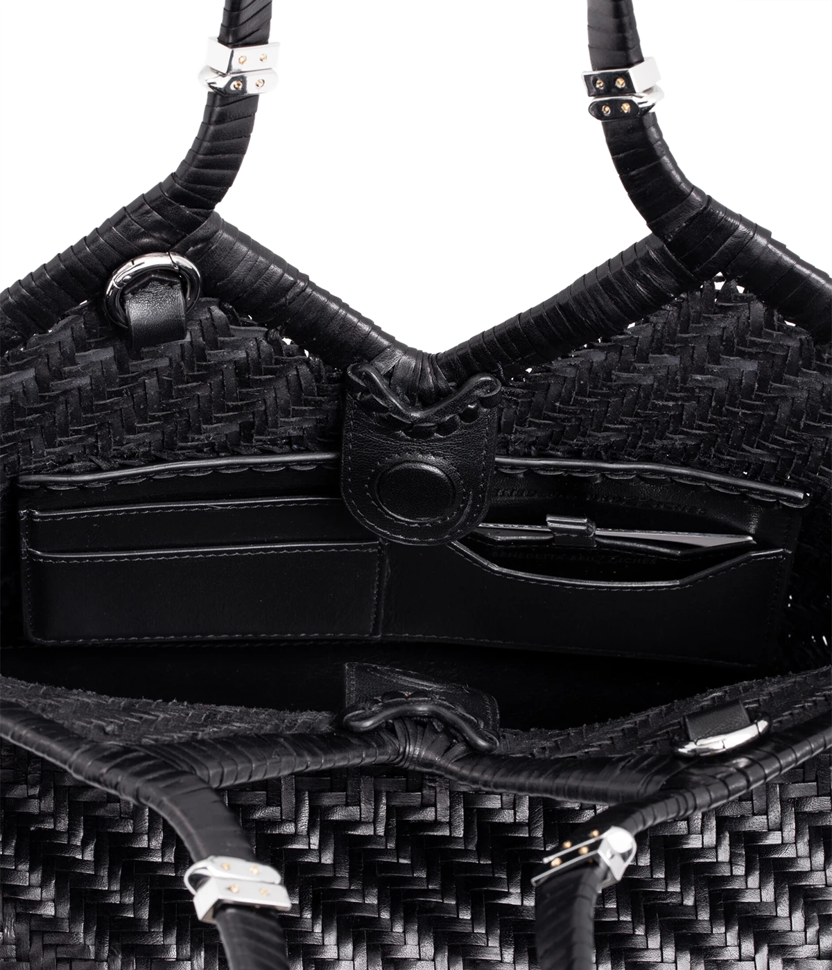 Usha Buffalo leather Bag in Nightly