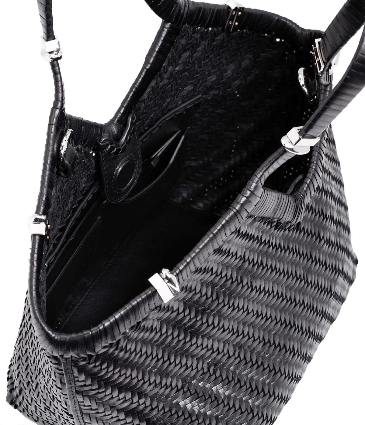 Usha Buffalo leather Bag in Nightly