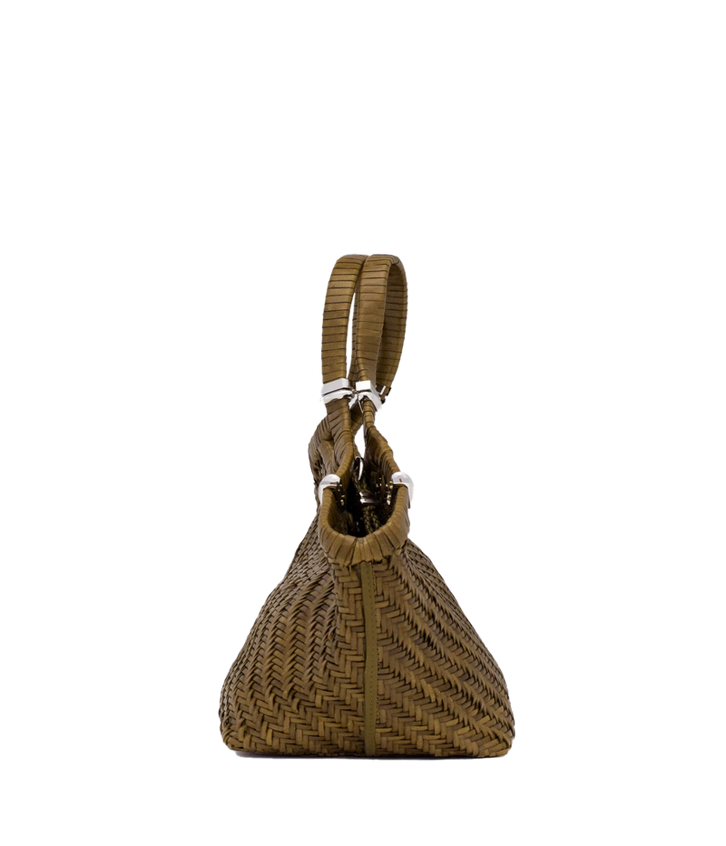 Usha Buffalo leather Bag in Coriandolo