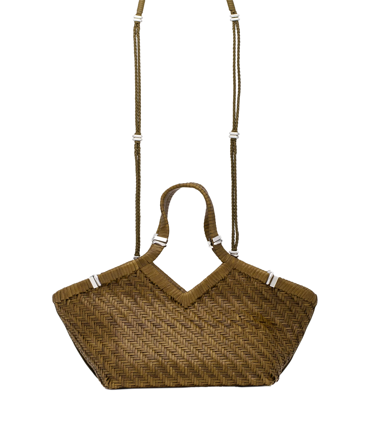 Usha Buffalo leather Bag in Coriandolo