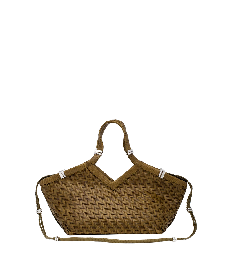 Usha Buffalo leather Bag in Coriandolo