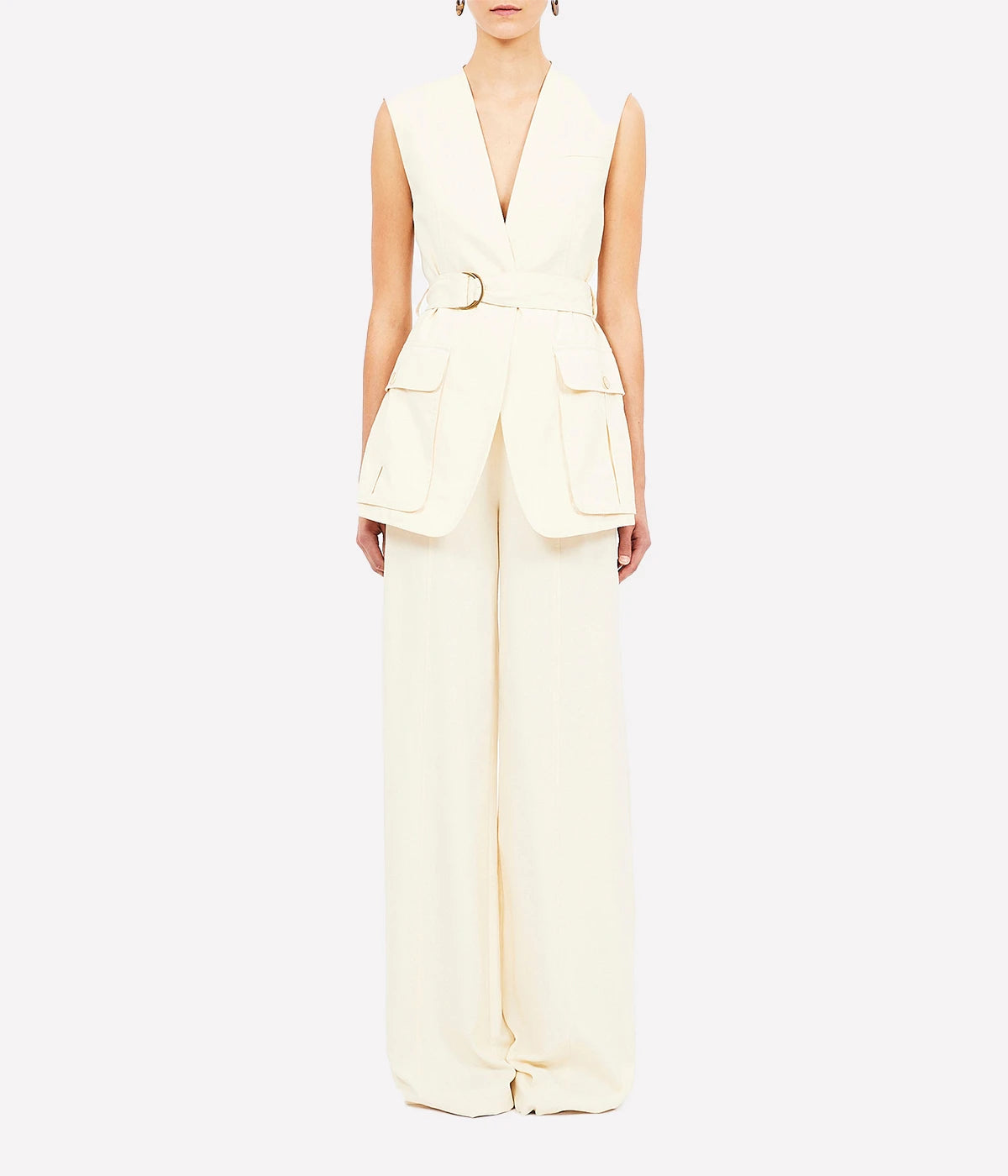 Twyla Vest in Cowrie