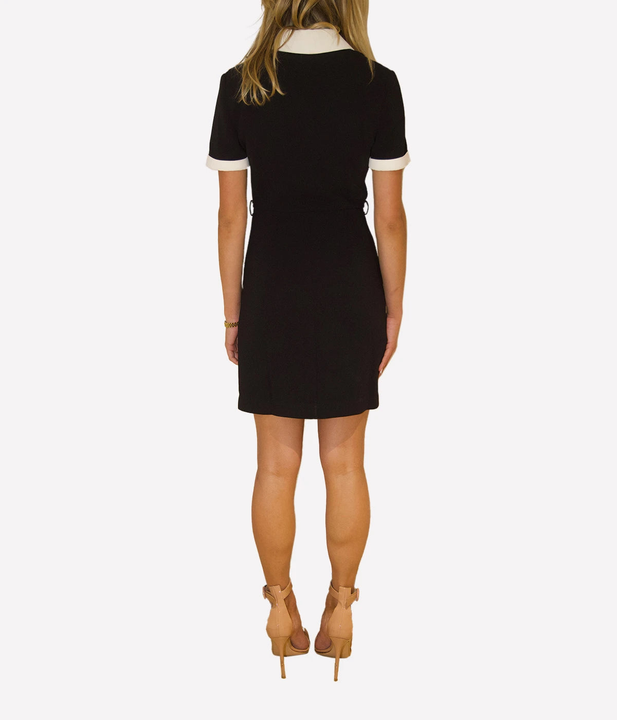 *FINAL SALE* Contrast Mini Dress in Black